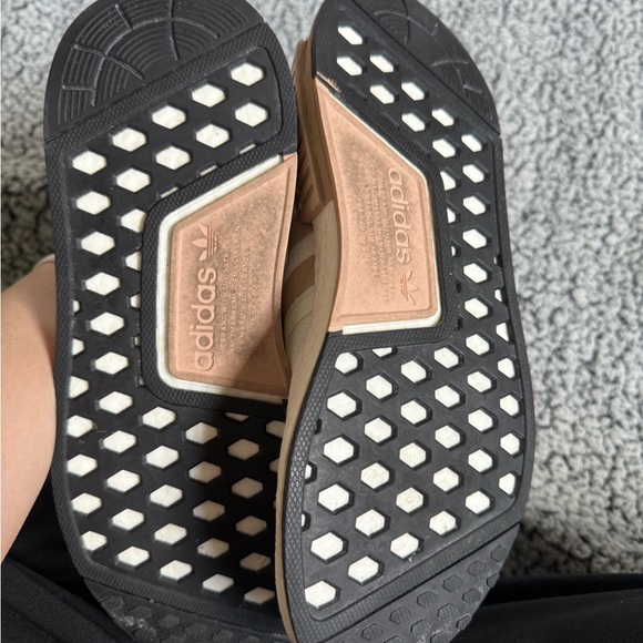 Adidas White and Tan Athletic Shoes - Picture 4 of 6